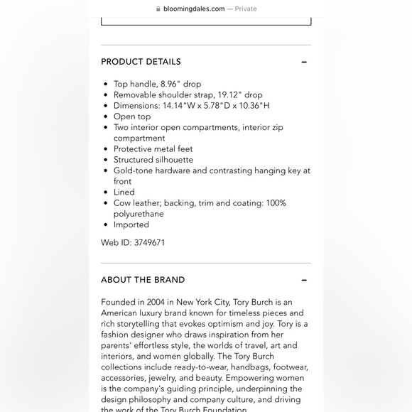 Tory Burch | Walker Medium Bag - Picture 10 of 10